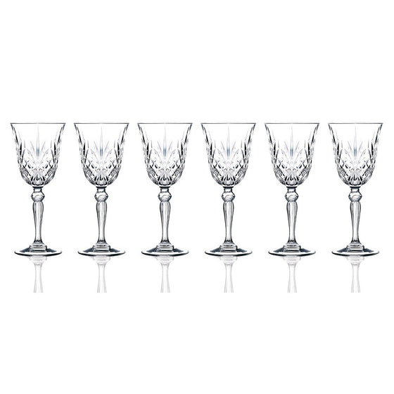 RCR Crystal Melodia Collection Wine Glass Set