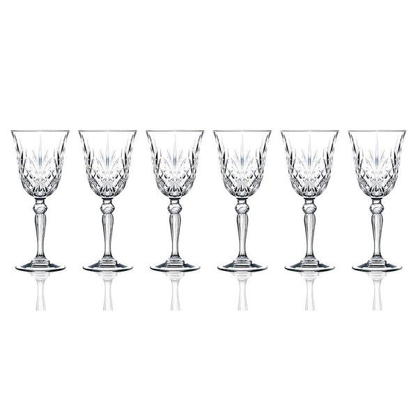 RCR Crystal Melodia Collection Wine Glass Set