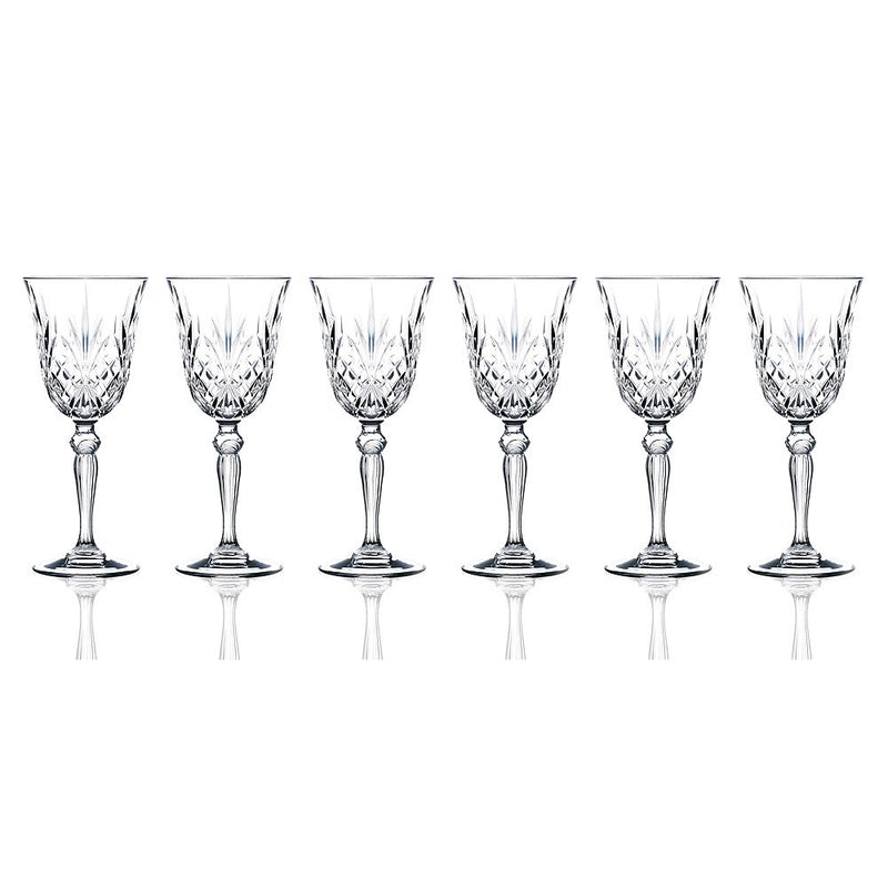 RCR Crystal Melodia Collection Wine Glass Set