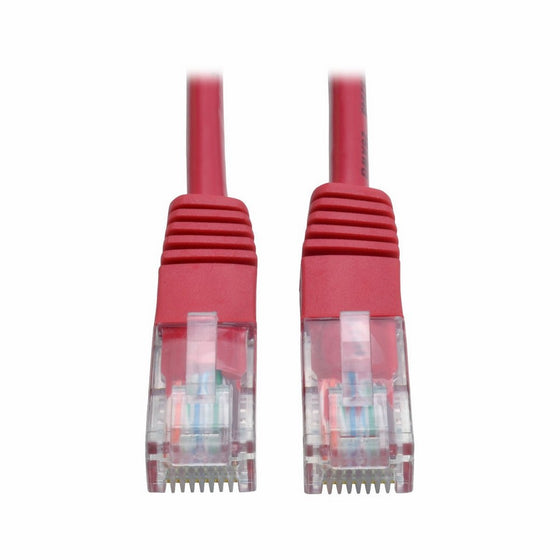 Tripp Lite Cat5e 350MHz Molded Patch Cable (RJ45 M/M) - Red, 6-ft.(N002-006-RD)