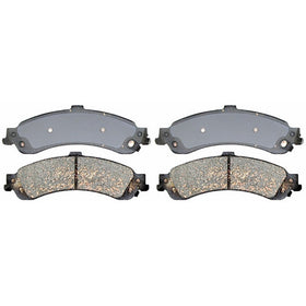 ACDelco 14D834CH Advantage Ceramic Rear Disc Brake Pad Set with Hardware