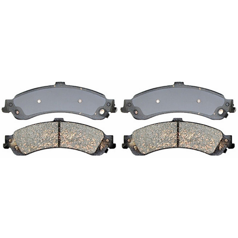 ACDelco 14D834CH Advantage Ceramic Rear Disc Brake Pad Set with Hardware