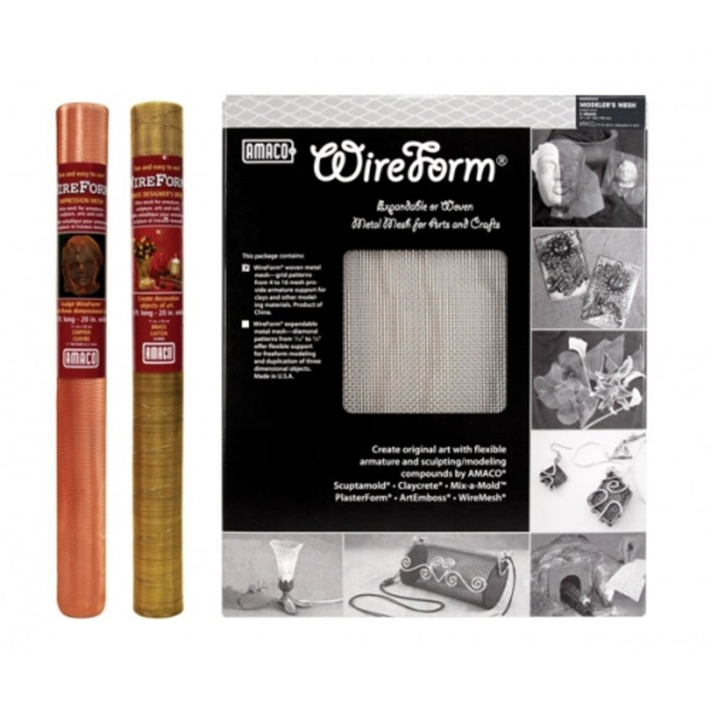 AMACO AMA50006F 1/4" Aluminum Wire Form Metal Mesh, 16" x 20"