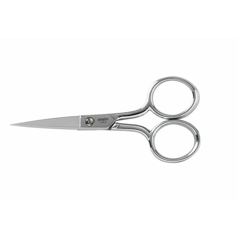 Gingher 01-005290 Embroidery Scissors, 4 Inch, Silver