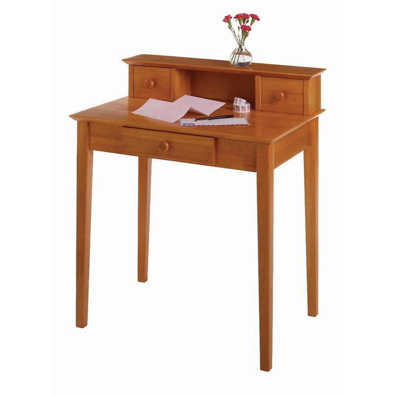 Winsome Wood Writing Desk, Honey