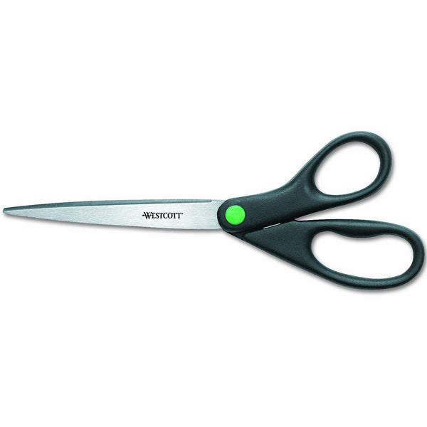 Westcott KleenEarth Recycled Scissors, Black, 9"