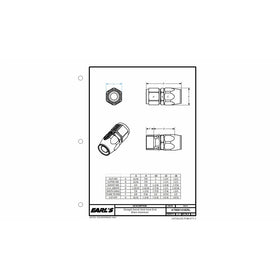 Earl's AT800108ERL Straight -8 Female to -8 Hose