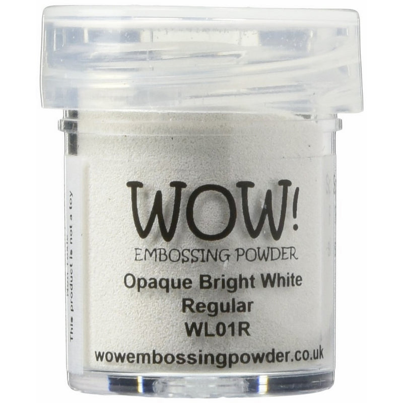 Wow Embossing Powder 15ml-Opaque Bright White