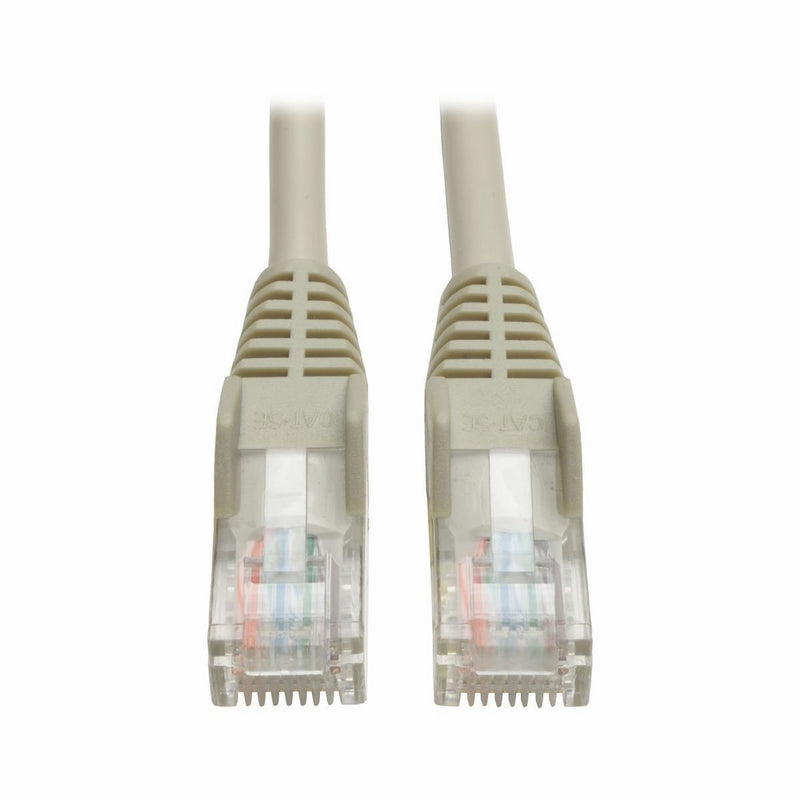 Tripp Lite Cat5e 350MHz Snagless Molded Patch Cable (RJ45 M/M) - Gray, 5-ft.(N001-005-GY)