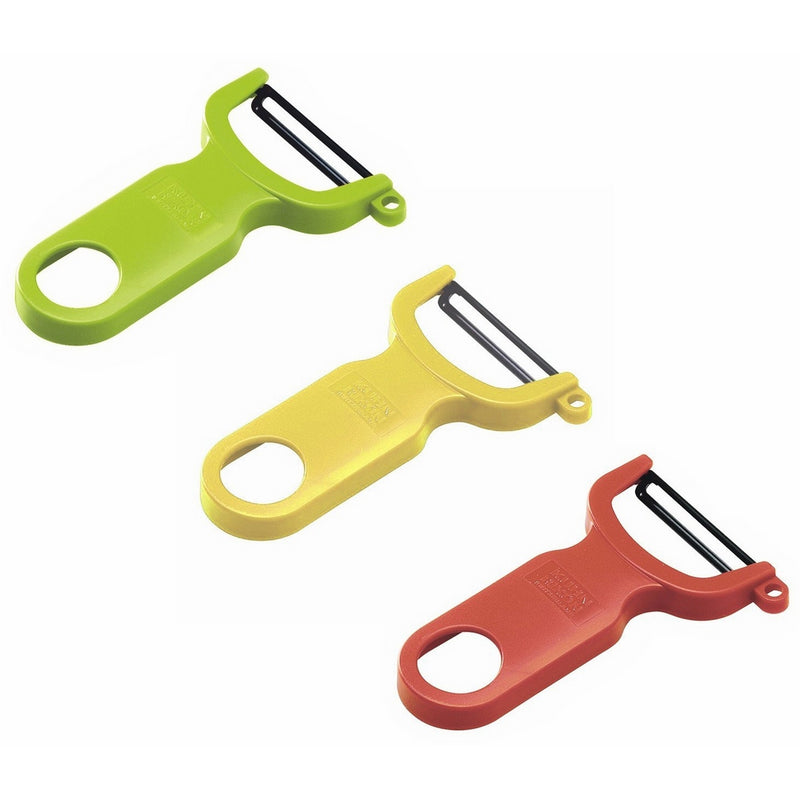 Kuhn Rikon 3-Set Original Swiss Peeler, Red/Green/Yellow