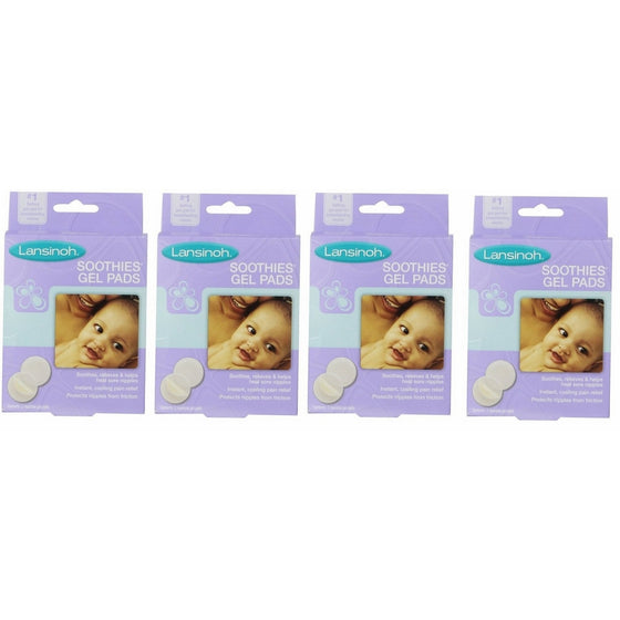 Lansinoh Soothies Gel Pads, 2 Count (Pack of 4 (8 Count))