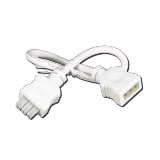 American Lighting 043A-12-EX-WH Linking Cable for PRIORI Fixtures, White, 12-Inch