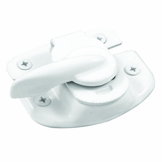 Prime-Line Products U 9925 Window Sash Lock, White Finished Steel