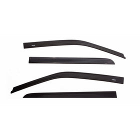 Auto Ventshade 1774004 Low Profile Matte Black Ventvisor Side Window Deflector, 4-Piece Set for 2009-2018 Dodge Ram 1500, 2010-2018 Ram 2500, 3500 Crew Cab