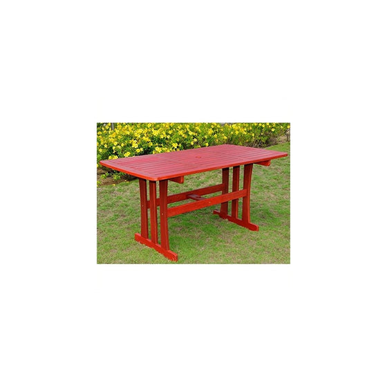International Caravan TT-RE-07-BRD-IC Furniture Piece Acacia Rectangular Dining Table