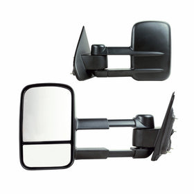 Fit System 62137-38G GM Silverado/Sierra 1500 Manual Towing Mirror - Pair
