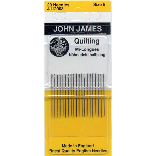 Colonial Needle Quilting/Betweens Hand Needles-Size 8 20/Pkg