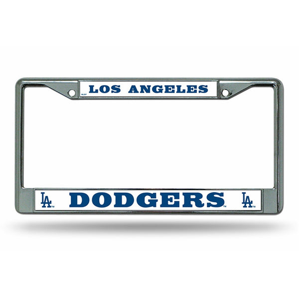 Rico Industries Los Angeles Dodgers License Plate Frame Chrome