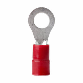 Ancor 210223 Marine Grade Electrical Nylon Insulated Double Crip Funnel Entry Ring Terminals with Insulation Grip (12 to 10-Gauge, Size 10 Screw, 25-Pack)