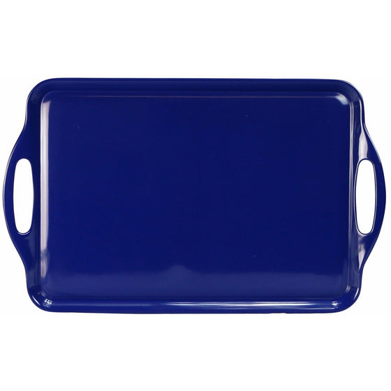 Calypso Basics by Reston Lloyd Melamine Rectangular Tray, Indigo