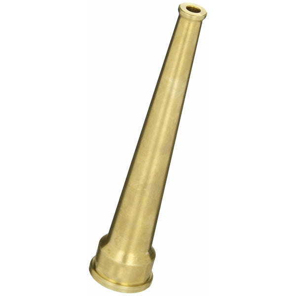 Dixon Valve BN6 Brass Fire Equipment, Plain Hose Nozzle, 3/4" GHT, 6" Length, 1/4" Orifice