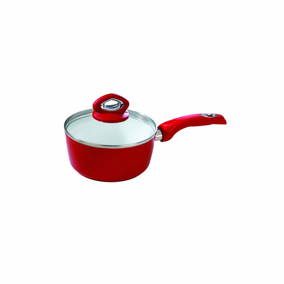 Bialetti Aeternum Red 7199 Sauce Pan, 2-Qt