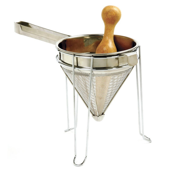 Norpro Stainless Steel Chinois with Stand and Pestle Set