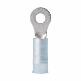 Ancor 210215 Marine Grade Electrical Nylon Insulated Double Crip Funnel Entry Ring Terminals with Insulation Grip (16 to 14-Gauge, Size 5/16 Screw, 25-Pack)