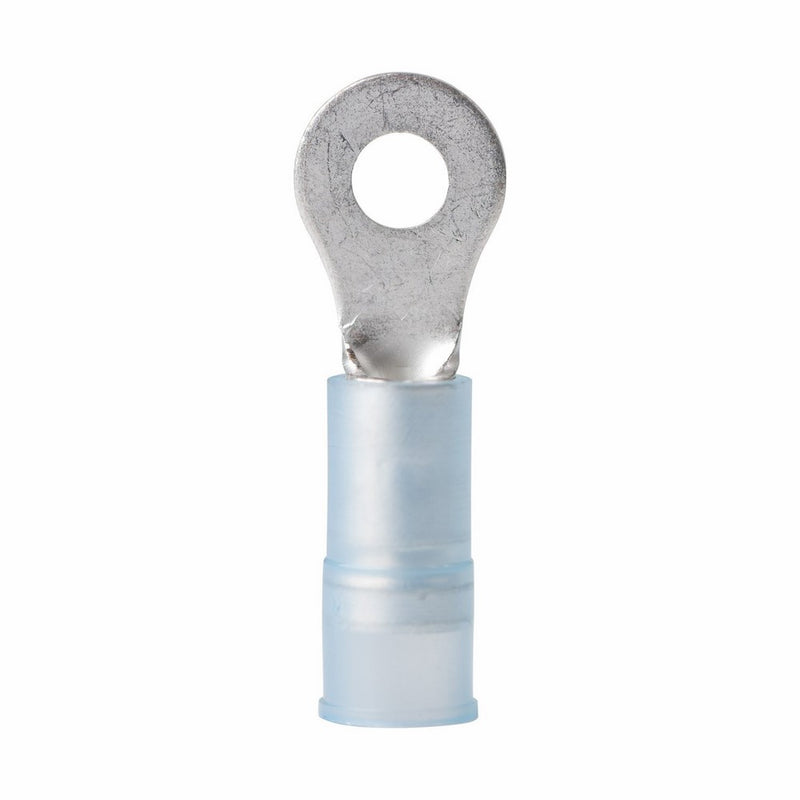 Ancor 210215 Marine Grade Electrical Nylon Insulated Double Crip Funnel Entry Ring Terminals with Insulation Grip (16 to 14-Gauge, Size 5/16 Screw, 25-Pack)
