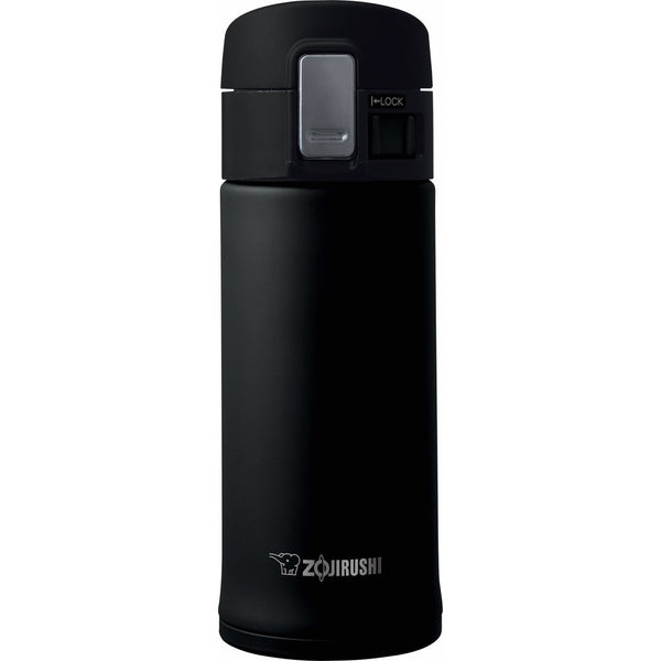 Zojirushi SM-KHE36BA 0.36-Liter Stainless Steel Travel Mug, 12-Ounce, Black