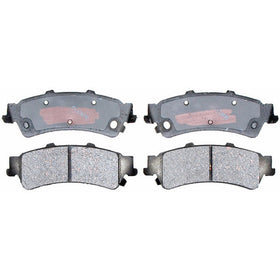 ACDelco 14D792CH Advantage Ceramic Rear Disc Brake Pad Set with Hardware