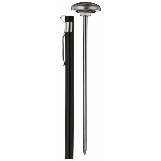 Supco ST01 Stainless Steel Pocket Dial Thermometer, 5" Stem, 1" Dial, -40 to 160 Degrees F