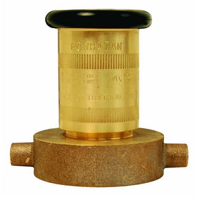 Dixon Valve BFN200 Brass Fire Equipment, Industrial Fog Nozzle, 2" NPSH