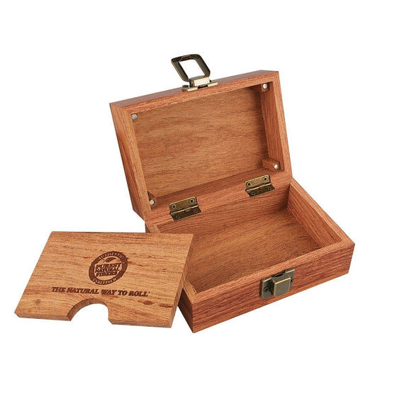 Raw Rolling Wood Box Magnetically Sealed3.4" x 5" Inches