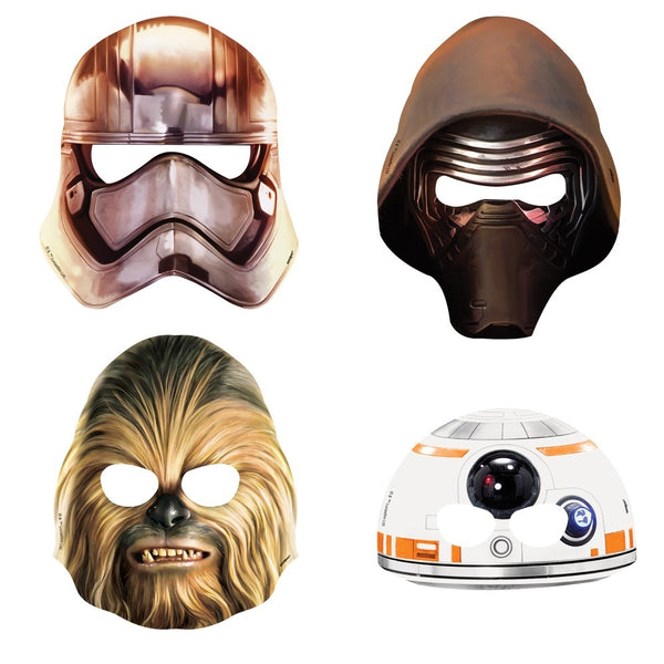 Star Wars Episode VII Party Masks, 8ct