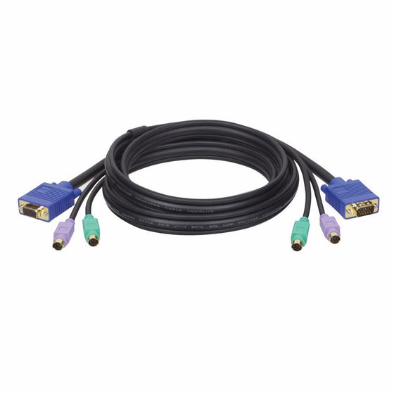 Tripp Lite P753-010 KVM PS/2 Slim Cable Kit for B005-002/4 & B007-008 - 10ft