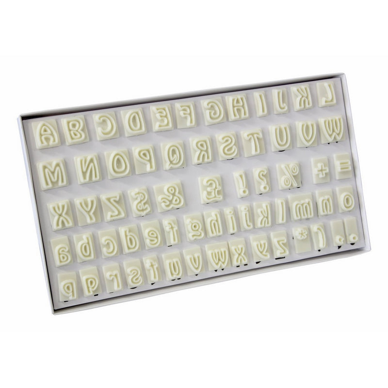 JEM 64 Piece Alphabet Plastic Cutter Set