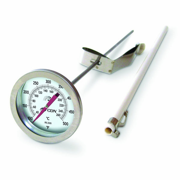 CDN IRL500 Long Stem Fry Thermometer - Insta-Read, Turkey Fry