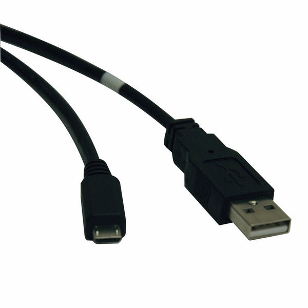 Tripp Lite USB 2.0 Hi-Speed A to Micro-B Cable (M/M) 3-ft. (U050-003)