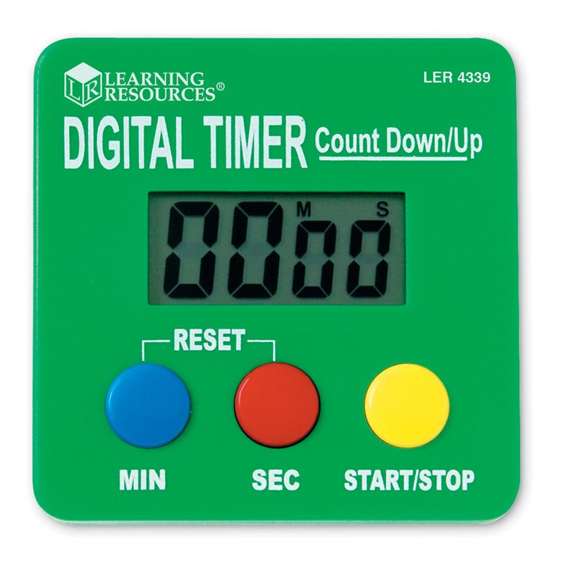 Learning Resources LER4339 Digital Timer, Count Down/Up
