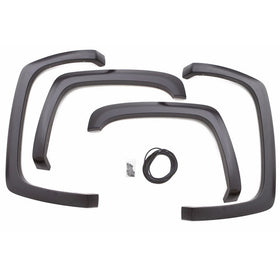 Lund SX106T Elite Series Black Sport Style Textured Front and Rear Fender Flare - 4 Piece