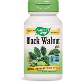 Nature's Way Black Walnut Hulls 500 Mg Per Cap, 100 Vcaps, 100 Count