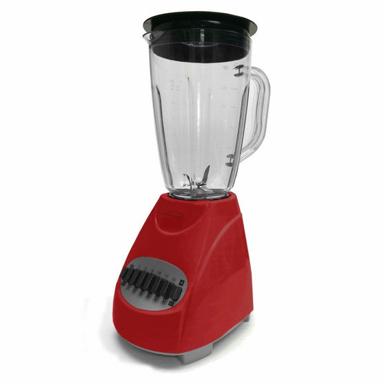 Brentwood Appliances JB-920R 12-Speed Blender with Glass Jar, Red