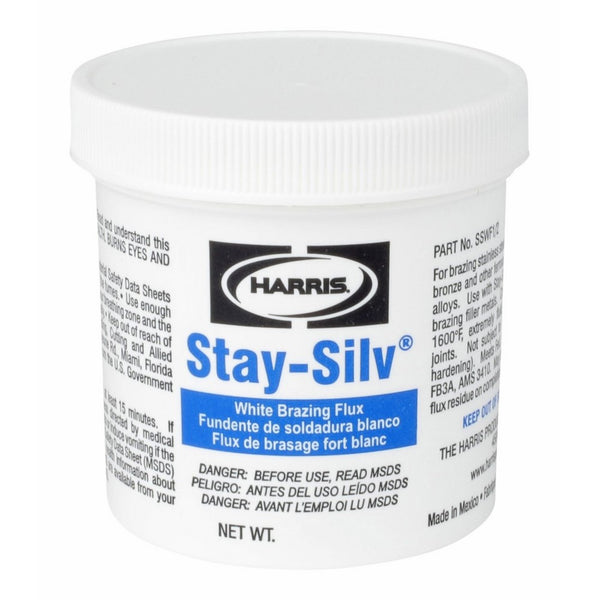 Harris SSWF7 Stay Silv Brazing Flux, 6.5 oz. Bottle, White