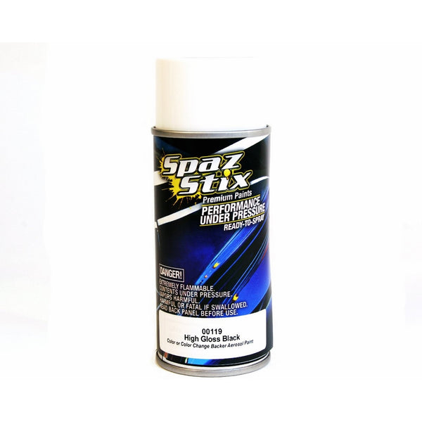 High Gloss Black / Backer Paint Aerosol 3.5oz