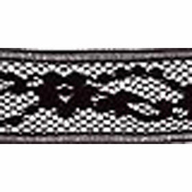 Wrights 117-305-031 Flexi Lace Hem Tape, Black, 3-Yard