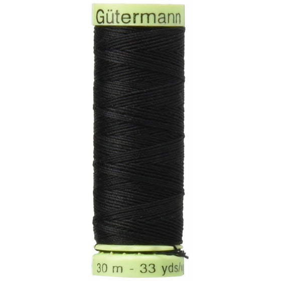 Gutermann Top Stitch Heavy Duty Thread 33 Yards-Black
