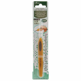 Clover 1024 Soft Touch Steel Crochet Hooks, No. 8/0.90mm