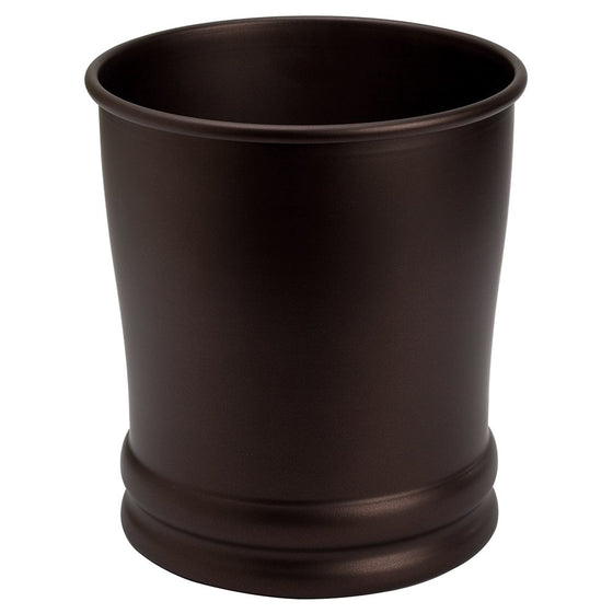 InterDesign Olivia Wastebasket Trash Can, Bronze