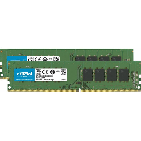 Crucial 32GB Kit (16GBx2) DDR4 2133 MT/s (PC4-17000) DR x8 Unbuffered DIMM 288-Pin Memory - CT2K16G4DFD8213